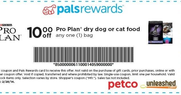 Purina Pro Plan Coupons